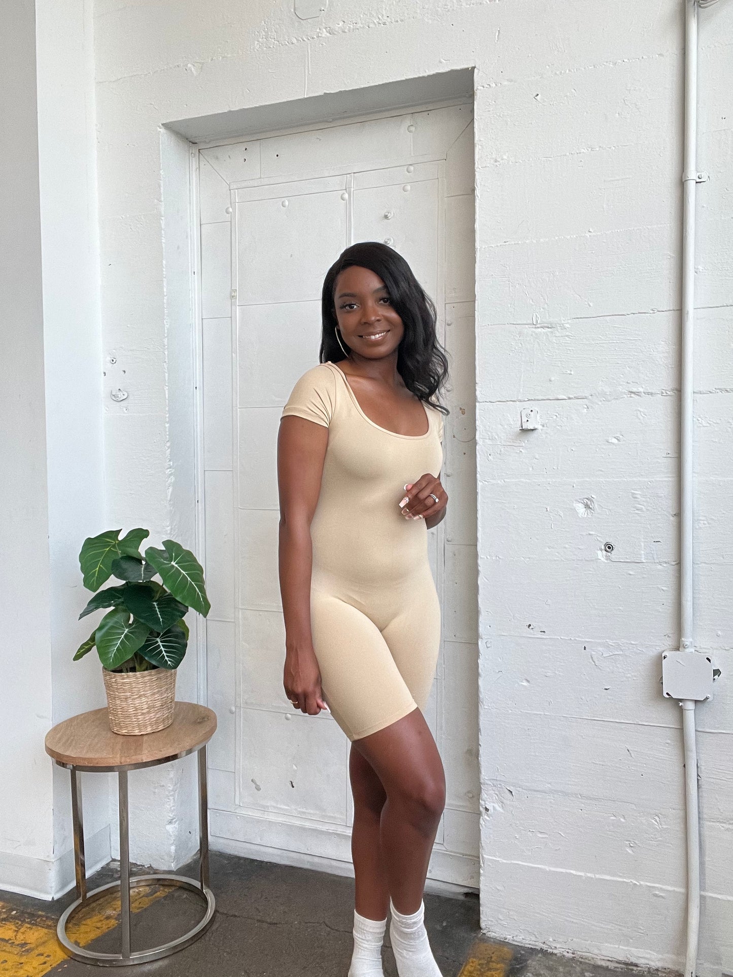 Tan Romper