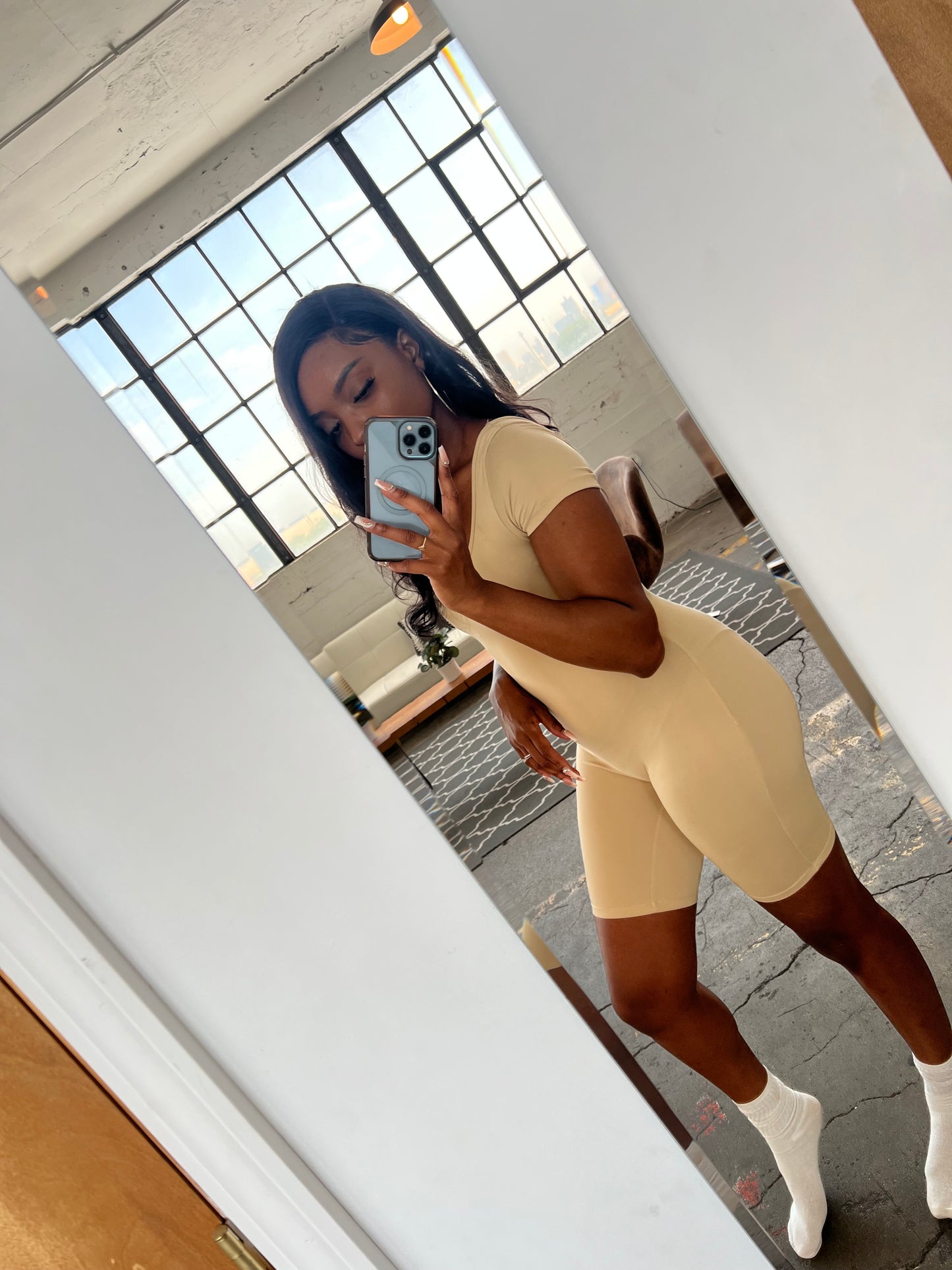 Tan Romper