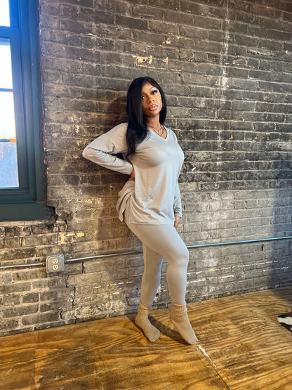 Gray Legging Set