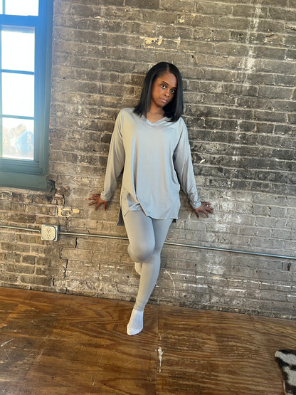 Gray Legging Set