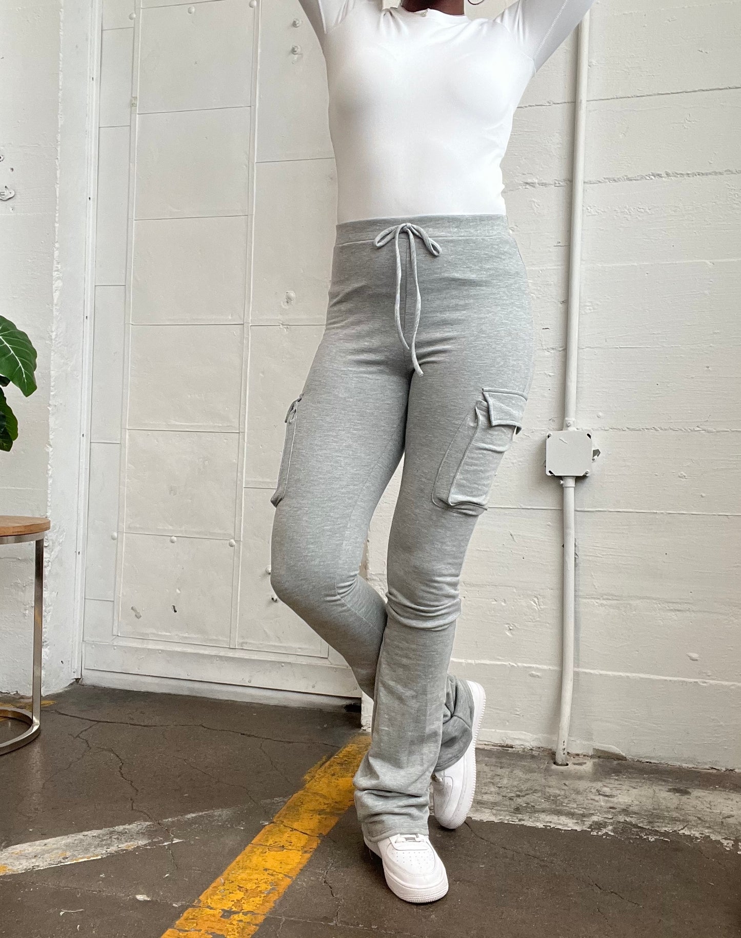 Stacked Joggers - Grey