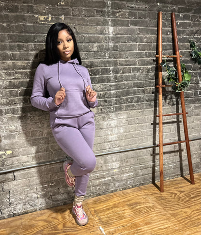 Lavender Jogger Set