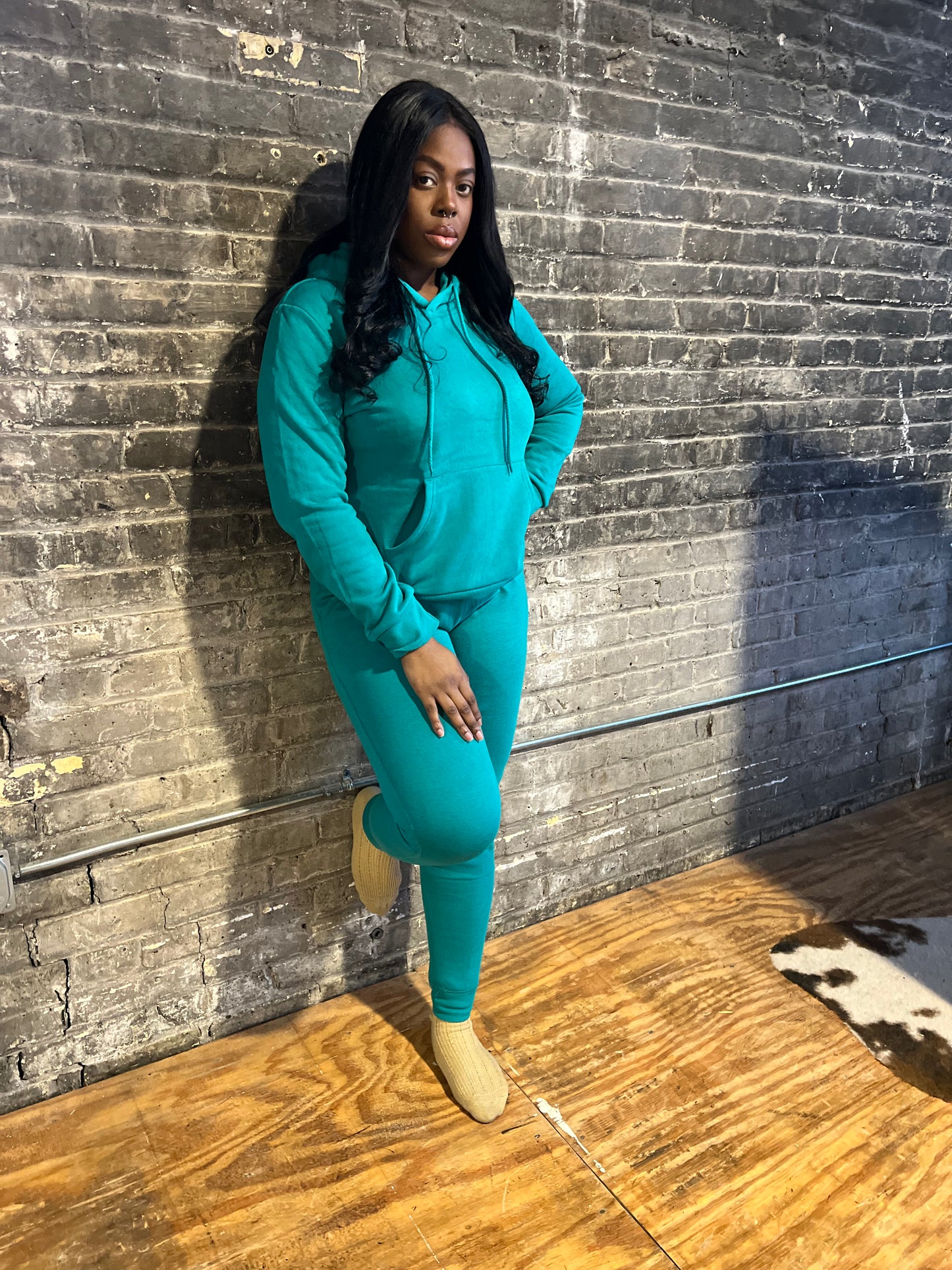 Teal Jogger Set