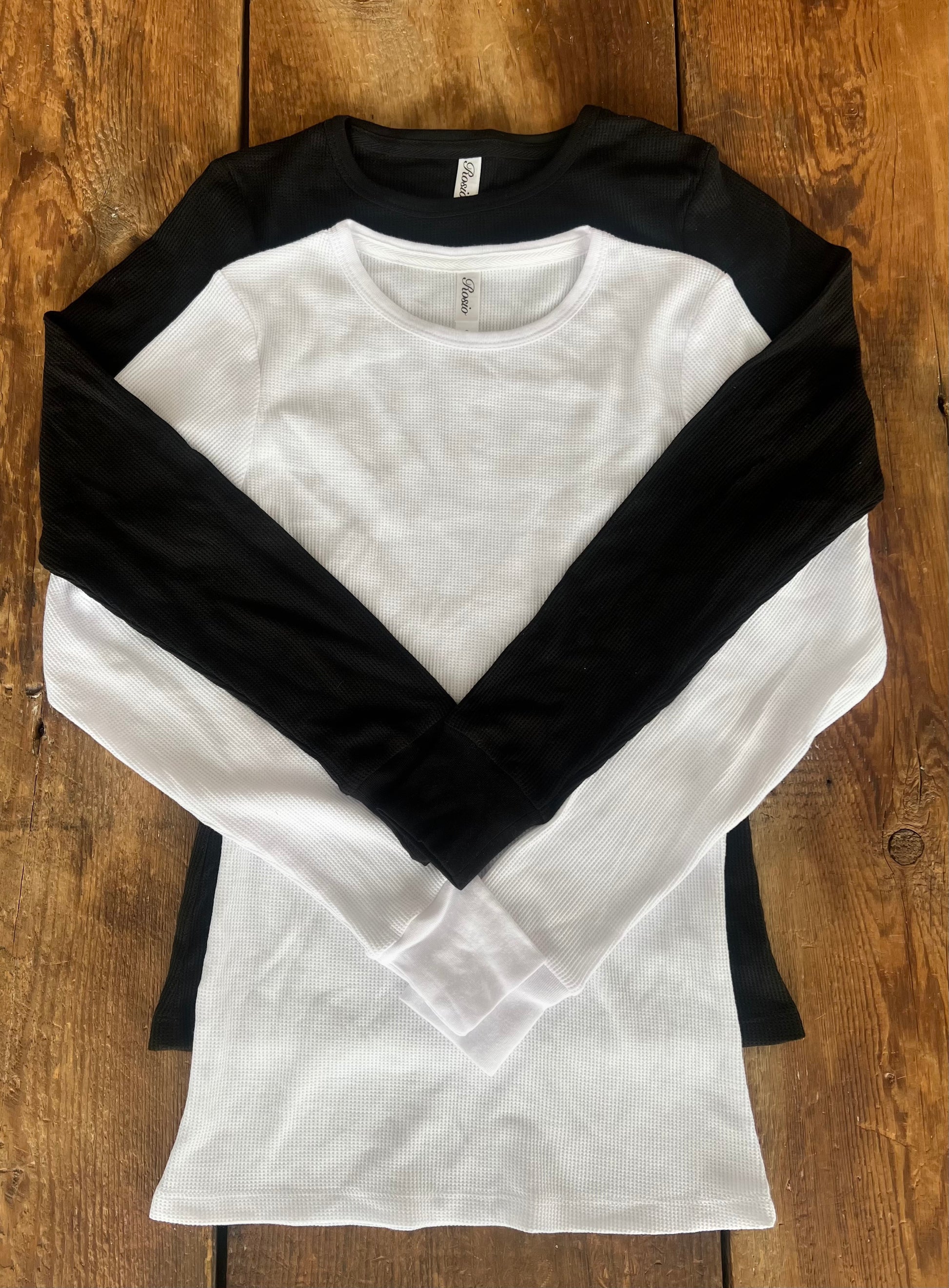 Black and White Thermal Tees